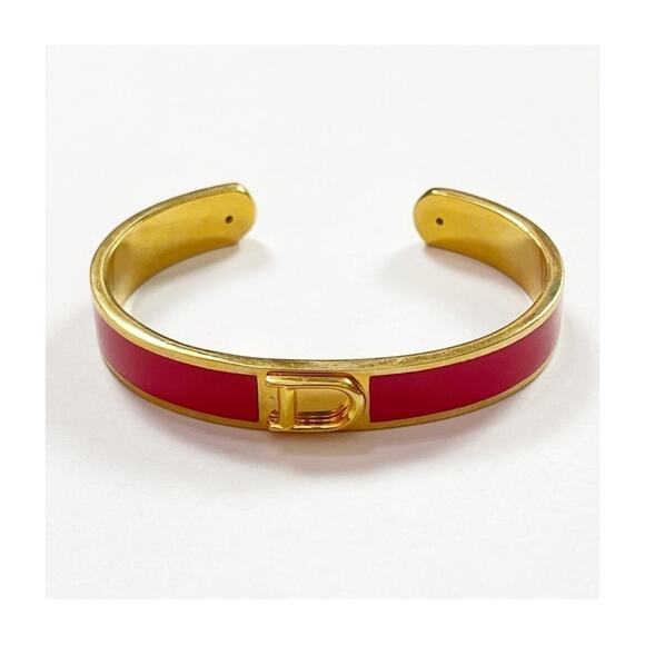 C. Wonder Enamel Initial Cuff Bracelet - Picture 1 of 7